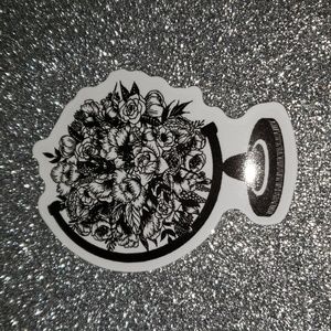 Globe WATERPOOF Sticker Floral art